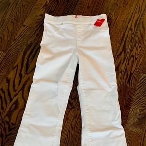 NWT SPANX white pull-on jeans